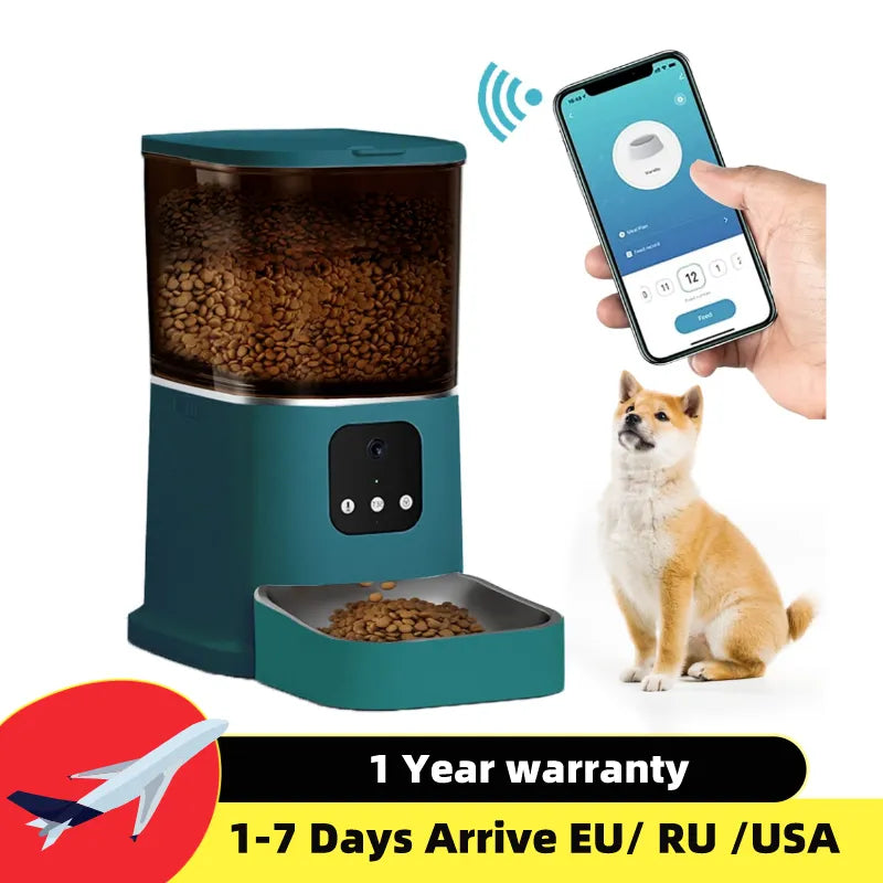 Automatic Cat Feeder Timing with Camera.