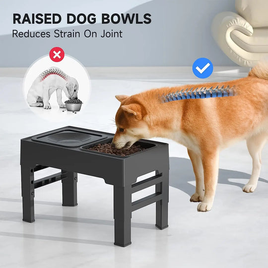 Elevated and Adjustable Bowl for Pets.